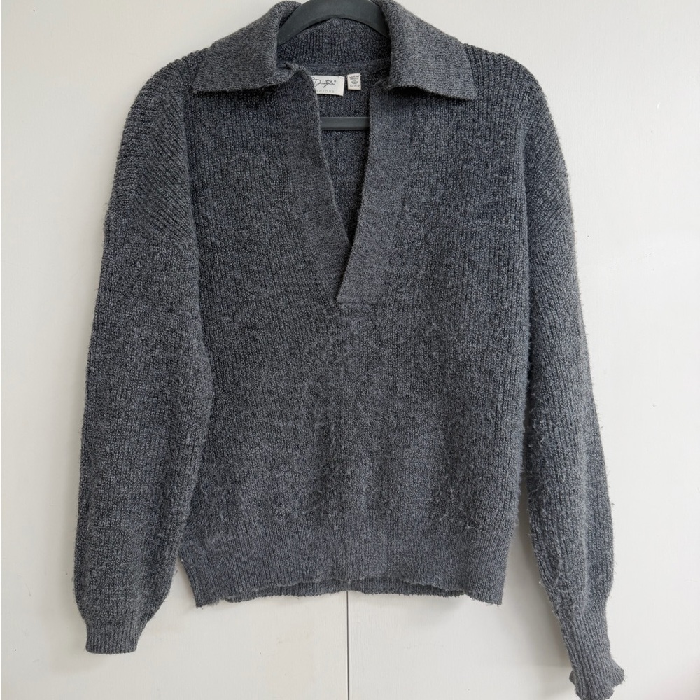 RD Style Heather Gray Knit Sweater